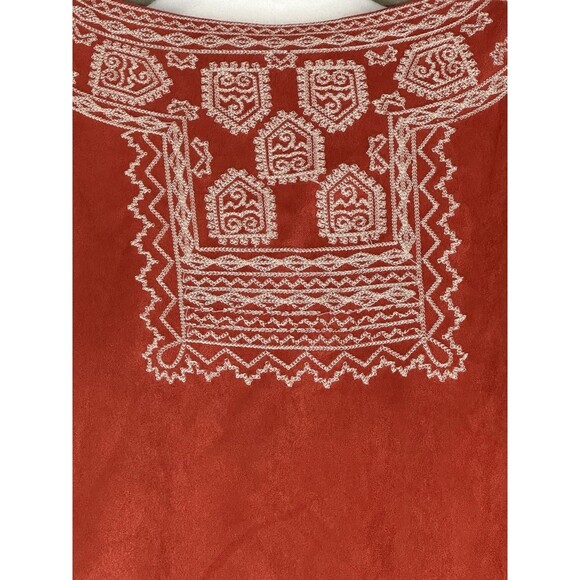 Honey Belle Fringe Embroidered Vest Boho Western Size Small - Picture 10 of 10